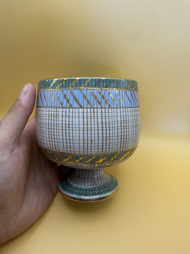 Vintage italy ceramic pedestal - vintage,